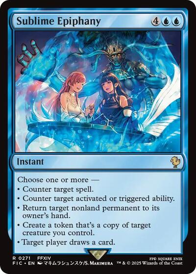 2025 Magic: The Gathering: Commander: FINAL FANTASY (FIC) - Sublime Epiphany (#271, Rare) (, Near Mint)