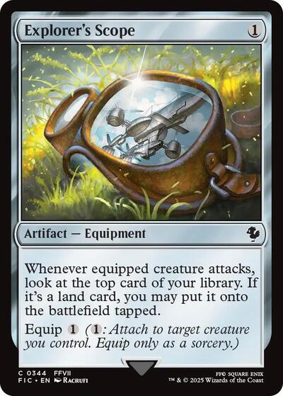 2025 Magic: The Gathering: Commander: FINAL FANTASY (FIC) - Explorers Scope (#344, Common) (, Near Mint)