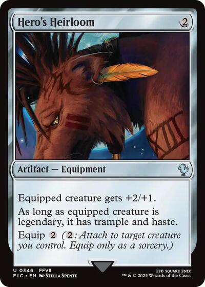 2025 Magic: The Gathering: Commander: FINAL FANTASY (FIC) - Heros Heirloom (#346, Uncommon) (, Near Mint)