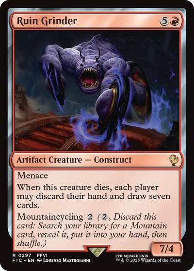 2025 Magic: The Gathering: Commander: FINAL FANTASY (FIC) - Ruin Grinder (#297, Rare) (, Near Mint)