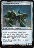 2025 Magic: The Gathering: Commander: FINAL FANTASY (FIC) - Solemn Simulacrum (#360, Rare) (, Near Mint)