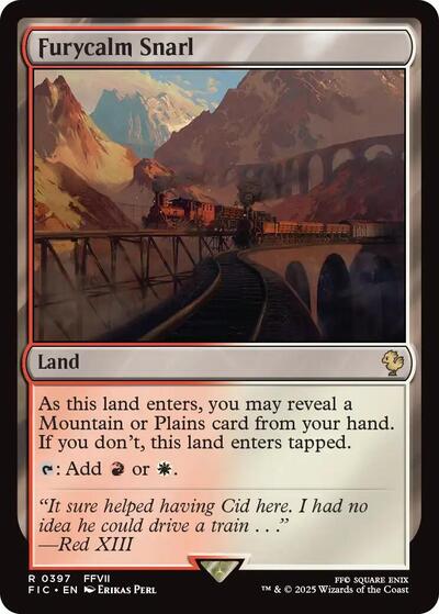2025 Magic: The Gathering: Commander: FINAL FANTASY (FIC) - Furycalm Snarl (#397, Rare) (, Near Mint)