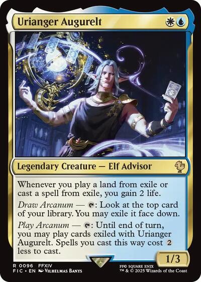2025 Magic: The Gathering: Commander: FINAL FANTASY (FIC) - Urianger Augurelt (#96, Rare) (, Near Mint)