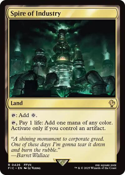 2025 Magic: The Gathering: Commander: FINAL FANTASY (FIC) - Spire of Industry (#426, Rare) (, Near Mint)
