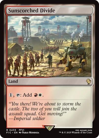 2025 Magic: The Gathering: Commander: FINAL FANTASY (FIC) - Sunscorched Divide (#433, Rare) (, Near Mint)