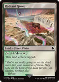 2025 Magic: The Gathering: Commander: FINAL FANTASY (FIC) - Radiant Grove (#414, Land) (, Near Mint)
