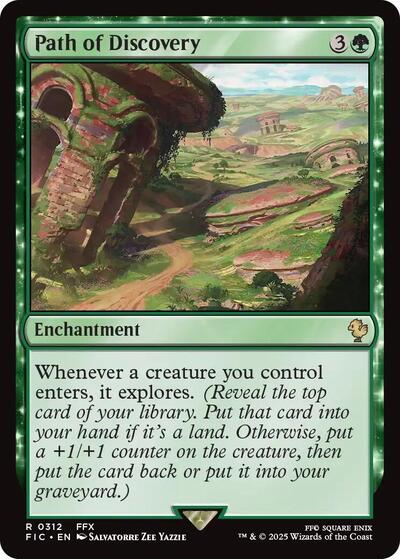 2025 Magic: The Gathering: Commander: FINAL FANTASY (FIC) - Path of Discovery (#312, Rare) (, Near Mint)