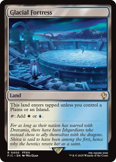 2025 Magic: The Gathering: Commander: FINAL FANTASY (FIC) - Glacial Fortress (#400, Rare) (, Near Mint)