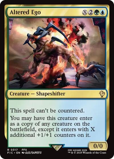 2025 Magic: The Gathering: Commander: FINAL FANTASY (FIC) - Altered Ego (#317, Rare) (, Near Mint)