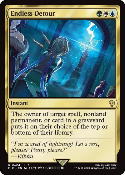 2025 Magic: The Gathering: Commander: FINAL FANTASY (FIC) - Endless Detour (#324, Rare) (, Near Mint)