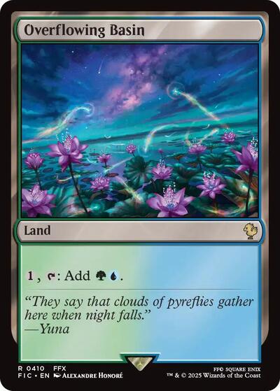 2025 Magic: The Gathering: Commander: FINAL FANTASY (FIC) - Overflowing Basin (#410, Rare) (, Near Mint)