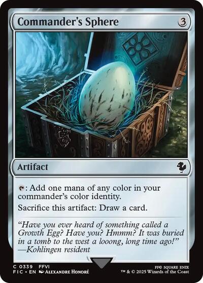 2025 Magic: The Gathering: Commander: FINAL FANTASY (FIC) - Commanders Sphere (#339, Common) (, Near Mint)
