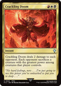 2025 Magic: The Gathering: Commander: FINAL FANTASY (FIC) - Crackling Doom (#322, Uncommon) (, Near Mint)
