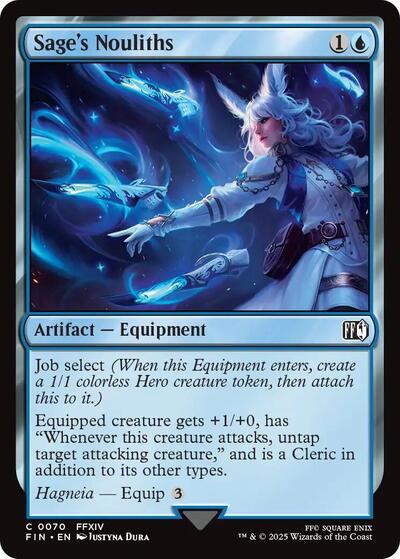 2025 Magic: The Gathering: FINAL FANTASY (FIN) - Sages Nouliths (#70, Common)