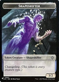 2026 Magic: The Gathering: The List Reprints (LIST) - Shapeshifter // Cat Double-Sided Token (#1 // 11, Token) (, Near Mint)