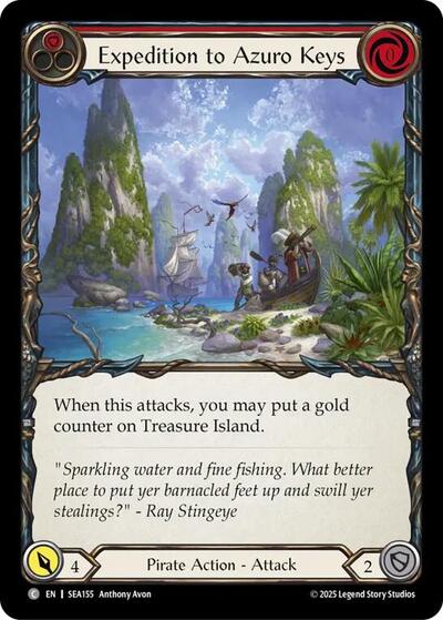 2025 Flesh and Blood TCG: High Seas () - Expedition to Azuro Keys (#SEA155, Common) (Rainbow Foil, Near Mint)