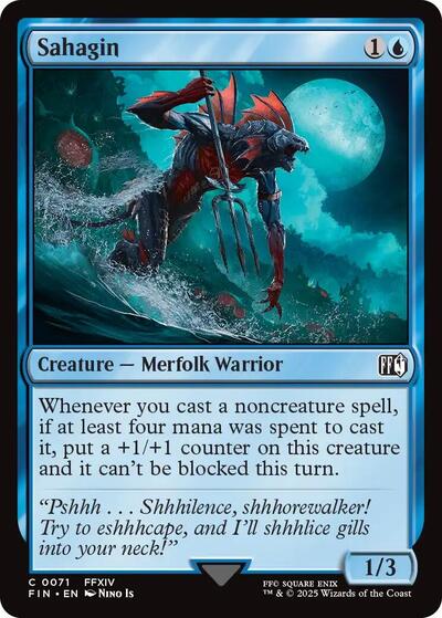 2025 Magic: The Gathering: FINAL FANTASY (FIN) - Sahagin (#71, Common) (, Near Mint)