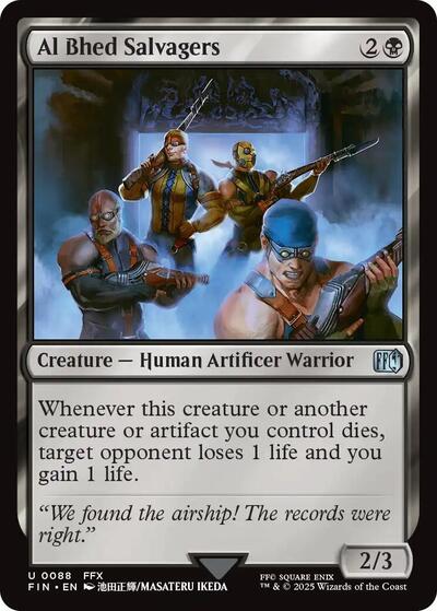 2025 Magic: The Gathering: FINAL FANTASY (FIN) - Al Bhed Salvagers (#88, Uncommon)