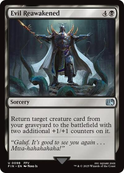 2025 Magic: The Gathering: FINAL FANTASY (FIN) - Evil Reawakened (#98, Uncommon)