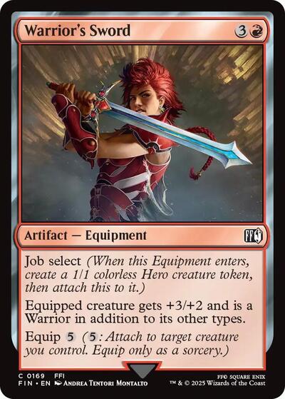 2025 Magic: The Gathering: FINAL FANTASY (FIN) - Warriors Sword (#169, Common)
