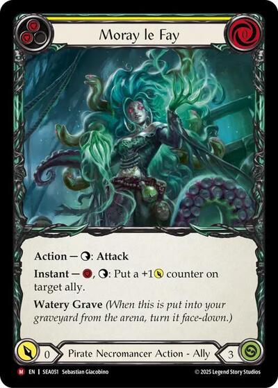 2025 Flesh and Blood TCG: High Seas () - Moray le Fay (#SEA051, Majestic) (, Near Mint)