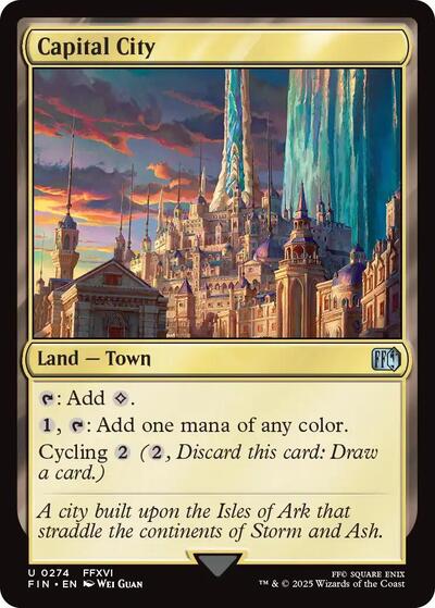 2025 Magic: The Gathering: FINAL FANTASY (FIN) - Capital City (#274, Uncommon)
