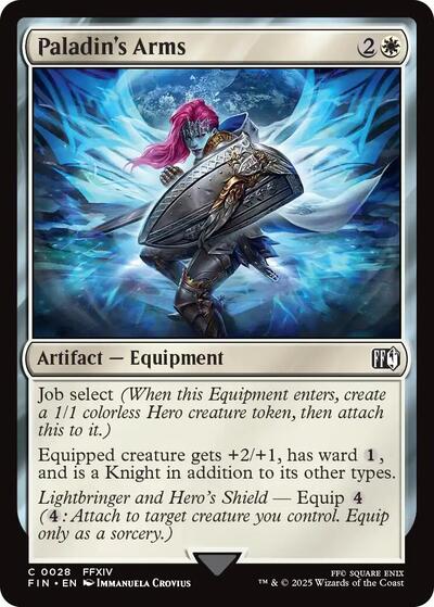 2025 Magic: The Gathering: FINAL FANTASY (FIN) - Paladins Arms (#28, Common) (, Near Mint)