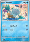 2025 Pokemon: SV10: Destined Rivals (DRI) - Snover (#059/182, Common) (, Near Mint)