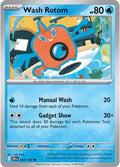 2025 Pokemon: SV10: Destined Rivals (DRI) - Wash Rotom (#061/182, Common) (, Near Mint)
