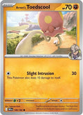 2025 Pokemon: SV10: Destined Rivals (DRI) - Arvens Toedscool (#109/182, Common) (, Near Mint)