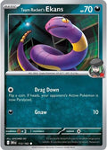 2025 Pokemon: SV10: Destined Rivals (DRI) - Team Rockets Ekans (#112/182, Common) (, Near Mint)