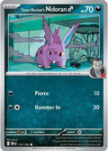 2025 Pokemon: SV10: Destined Rivals (DRI) - Team Rockets Nidoran M (#117/182, Common) (, Near Mint)