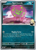 2025 Pokemon: SV10: Destined Rivals (DRI) - Cynthias Spiritomb (#129/182, Uncommon) (, Near Mint)