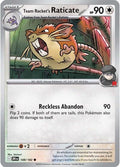 2025 Pokemon: SV10: Destined Rivals (DRI) - Team Rockets Raticate 148 182 (#148/182, Common) (, Near Mint)
