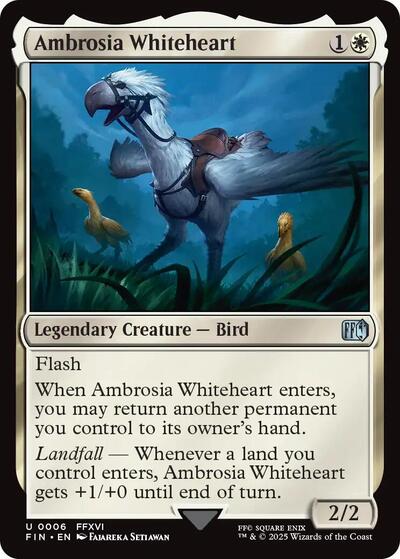 2025 Magic: The Gathering: FINAL FANTASY (FIN) - Ambrosia Whiteheart (#6, Uncommon) (, Near Mint)