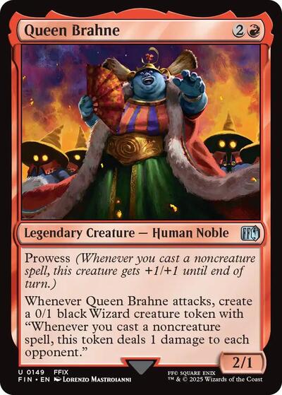 2025 Magic: The Gathering: FINAL FANTASY (FIN) - Queen Brahne (#149, Uncommon)