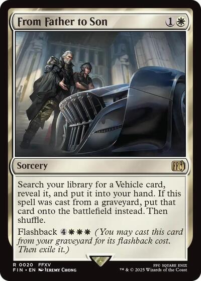 2025 Magic: The Gathering: FINAL FANTASY (FIN) - From Father to Son (#20, Rare) (, Near Mint)