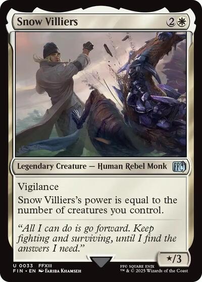 2025 Magic: The Gathering: FINAL FANTASY (FIN) - Snow Villiers (#33, Uncommon)