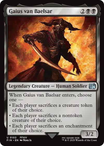 2025 Magic: The Gathering: FINAL FANTASY (FIN) - Gaius van Baelsar (#102, Uncommon) (, Near Mint)