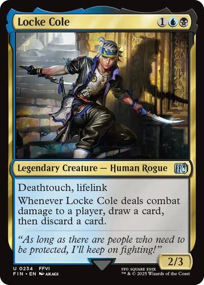 2025 Magic: The Gathering: FINAL FANTASY (FIN) - Locke Cole (#234, Uncommon) (, Near Mint)