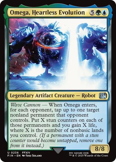 2025 Magic: The Gathering: FINAL FANTASY (FIN) - Omega Heartless Evolution (#236, Uncommon) (, Near Mint)
