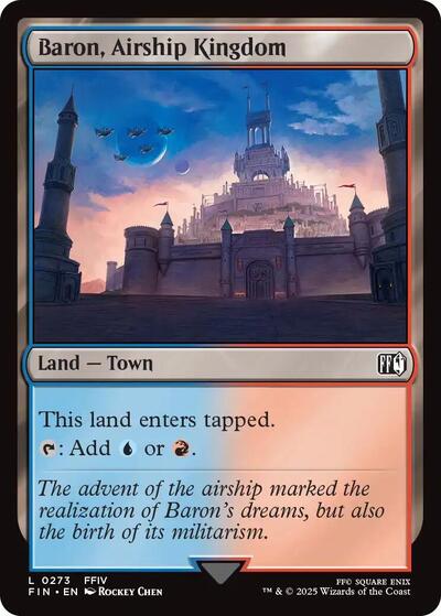2025 Magic: The Gathering: FINAL FANTASY (FIN) - Baron Airship Kingdom (#273, Land) (, Near Mint)