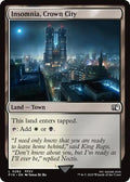2025 Magic: The Gathering: FINAL FANTASY (FIN) - Insomnia Crown City (#282, Land)