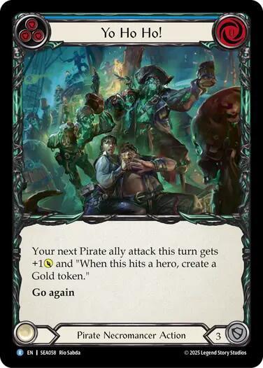 2025 Flesh and Blood TCG: High Seas () - Yo Ho Ho (#SEA058, Rare) (, Near Mint)