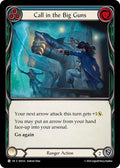 2025 Flesh and Blood TCG: High Seas () - Call in the Big Guns Blue (#SEA122, Common) (Rainbow Foil, Near Mint)