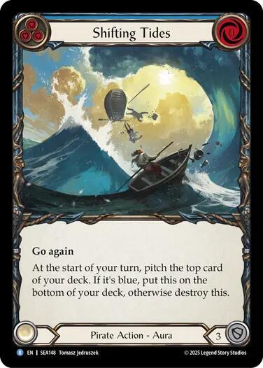 2025 Flesh and Blood TCG: High Seas () - Shifting Tides (#SEA148, Rare) (, Near Mint)