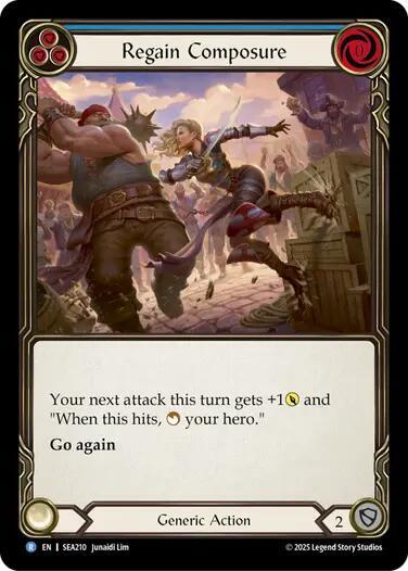2025 Flesh and Blood TCG: High Seas () - Regain Composure (#SEA210, Rare) (, Near Mint)