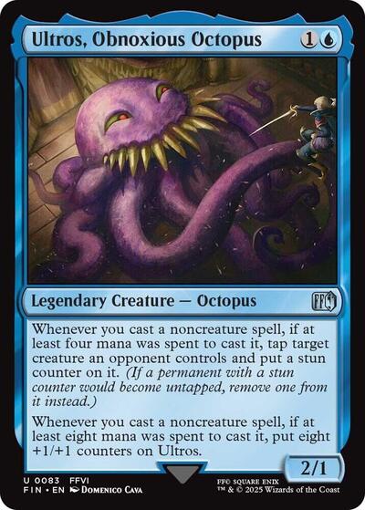 2025 Magic: The Gathering: FINAL FANTASY (FIN) - Ultros Obnoxious Octopus (#83, Uncommon) (, Near Mint)