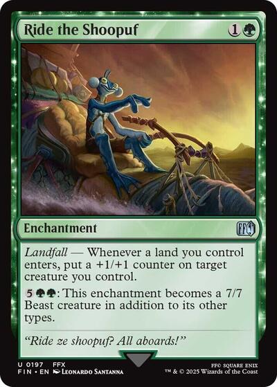 2025 Magic: The Gathering: FINAL FANTASY (FIN) - Ride the Shoopuf (#197, Uncommon)