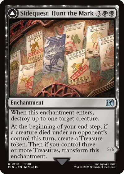 2025 Magic: The Gathering: FINAL FANTASY (FIN) - Sidequest Hunt the Mark (#119, Uncommon) (, Near Mint)
